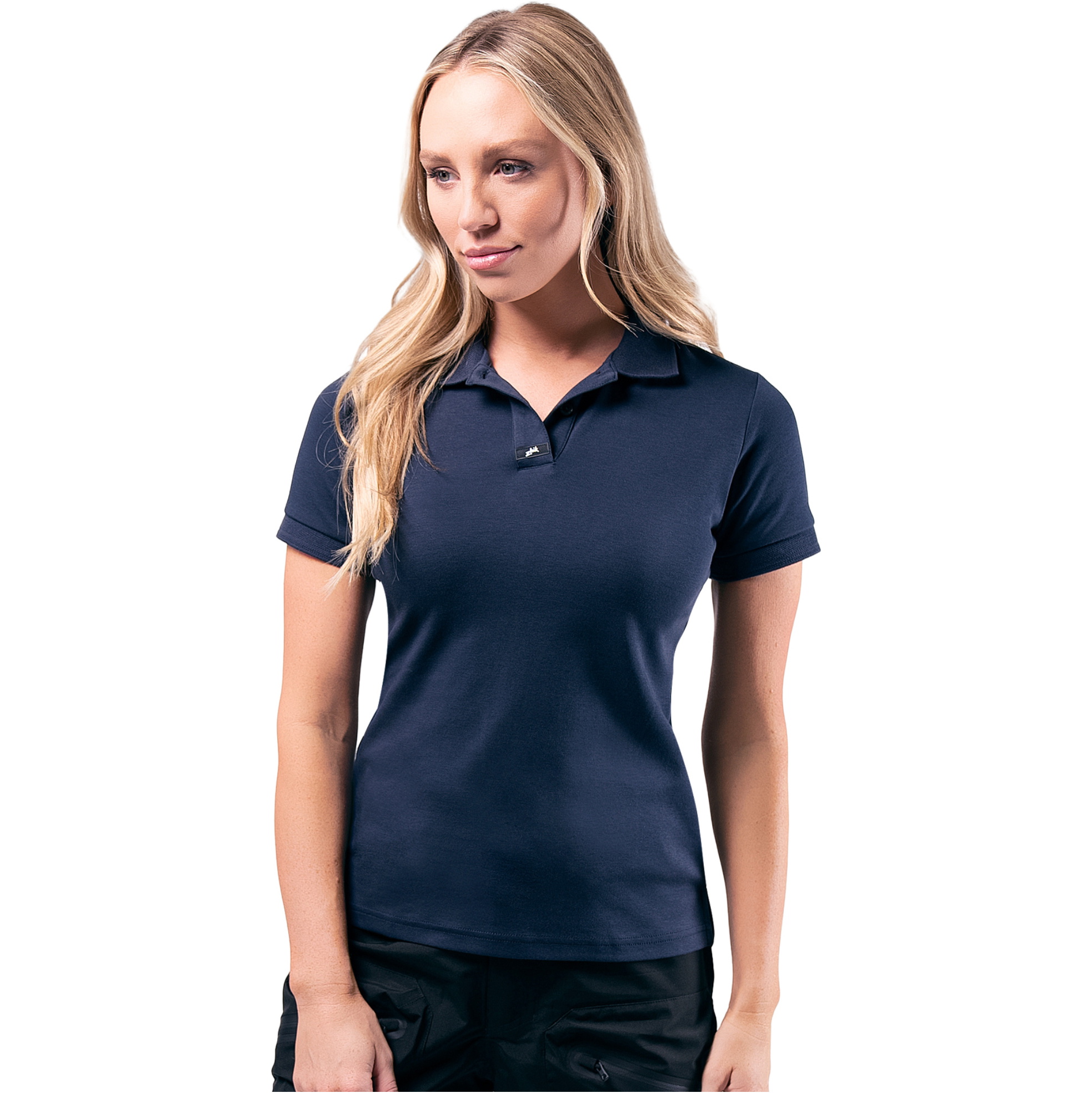 Zhik Da Donna Pima Cotton Polo POL-0170-W-NVY - Navy Blue